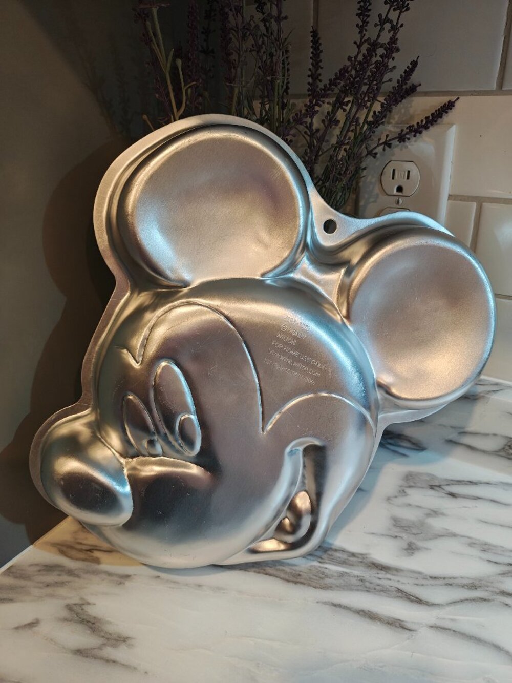 Vintage Wilton Disney Mickey Mouse Head Cake Pan #2105-7070 Aluminum